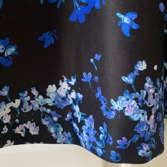 ROZ and ALI dress - midi - floral w/black lace - Plus Sized - Picture 11 of 11